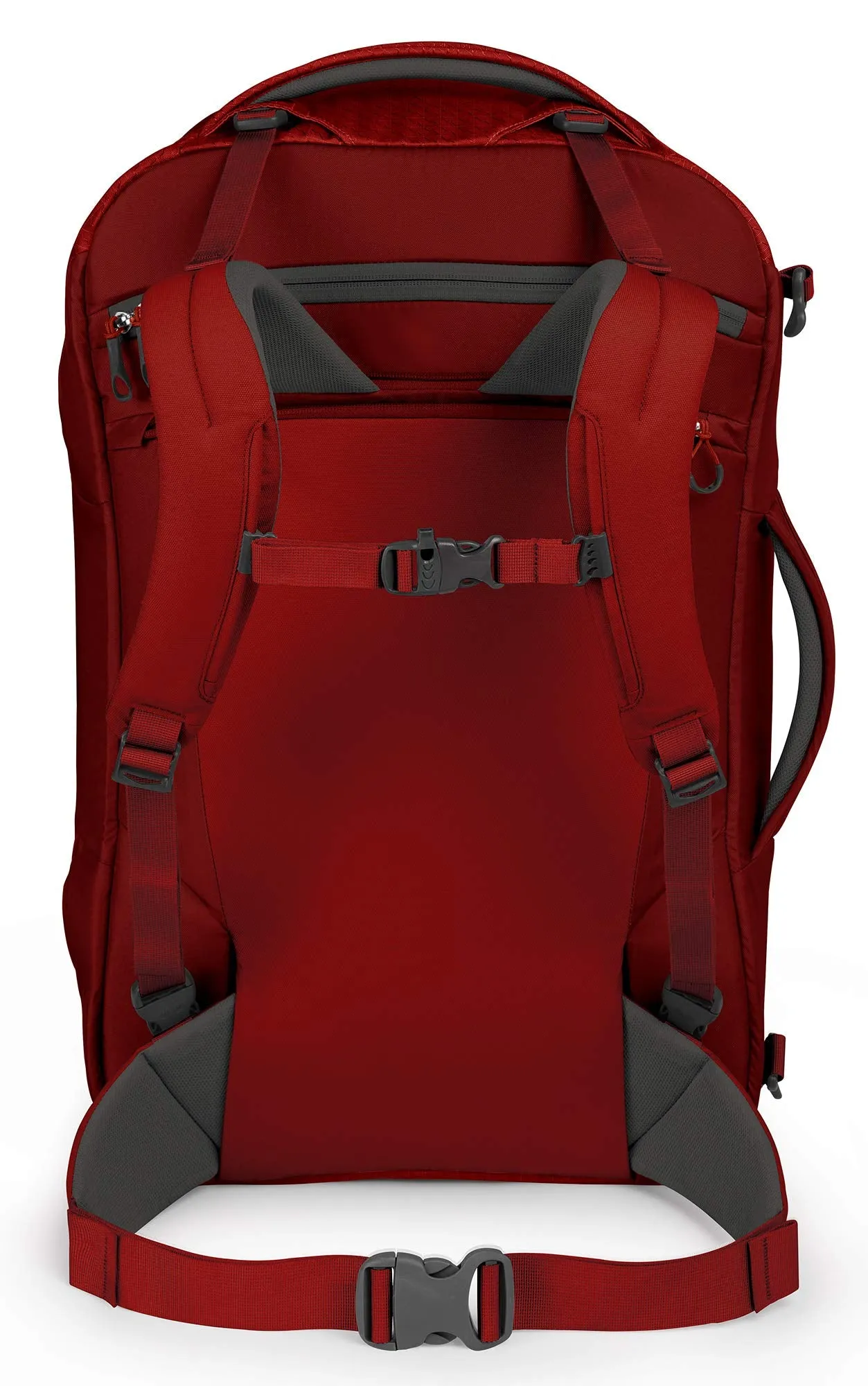 Osprey Packs Packs Porter 65 Travel Backpack, Diablo Red, One Size, Diablo Red, One Size