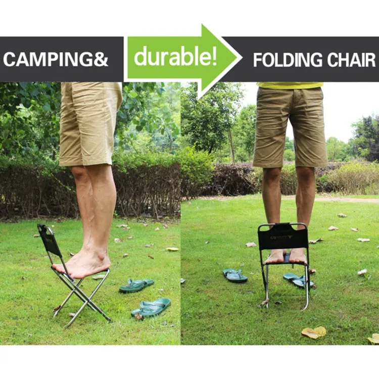 Outdoor Fishing Portable Folding Seat Stool Backpacking Aluminium Alloy Chair