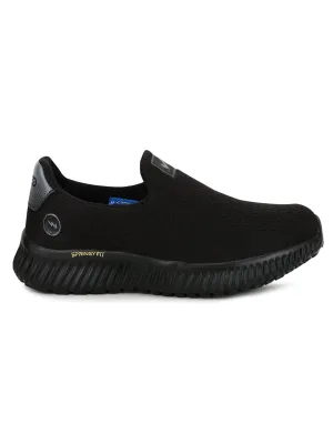 OXYFIT N Black Men's Walking Shoes