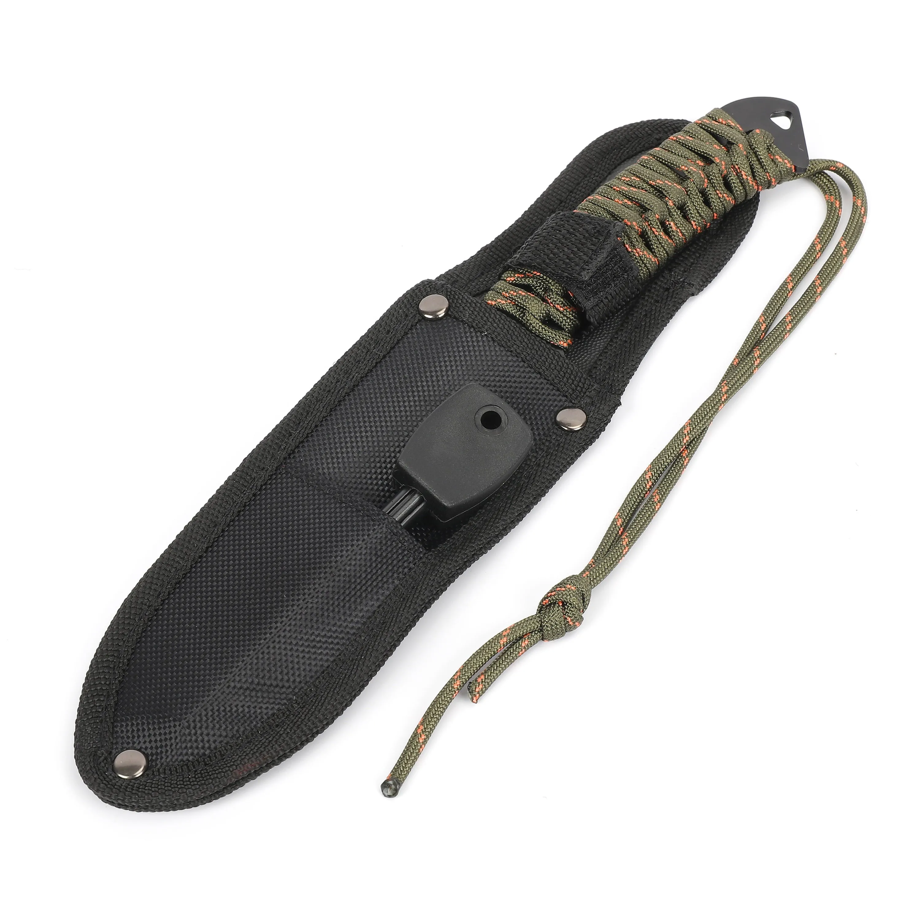 Ozark Trail Stainless Steel Paracord Knife with Fire Starter, Model 5032