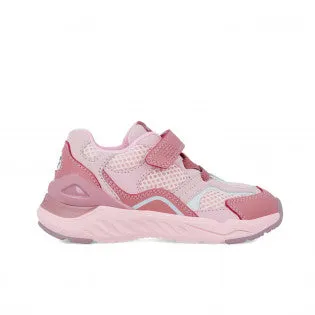 Pink mesh sports sneakers