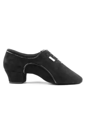 Port Dance PD011 Men's PRO NUBUCK Black Nubuck Dance Shoes