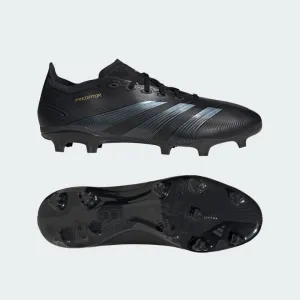 Predator League Firm Ground Adult Soccer Cleat - Core Black/Carbon/Gold Metallic