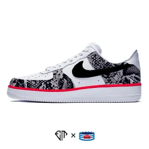 "Snakeskin" Nike Air Force 1 Low Shoes by Stadium Custom Kicks