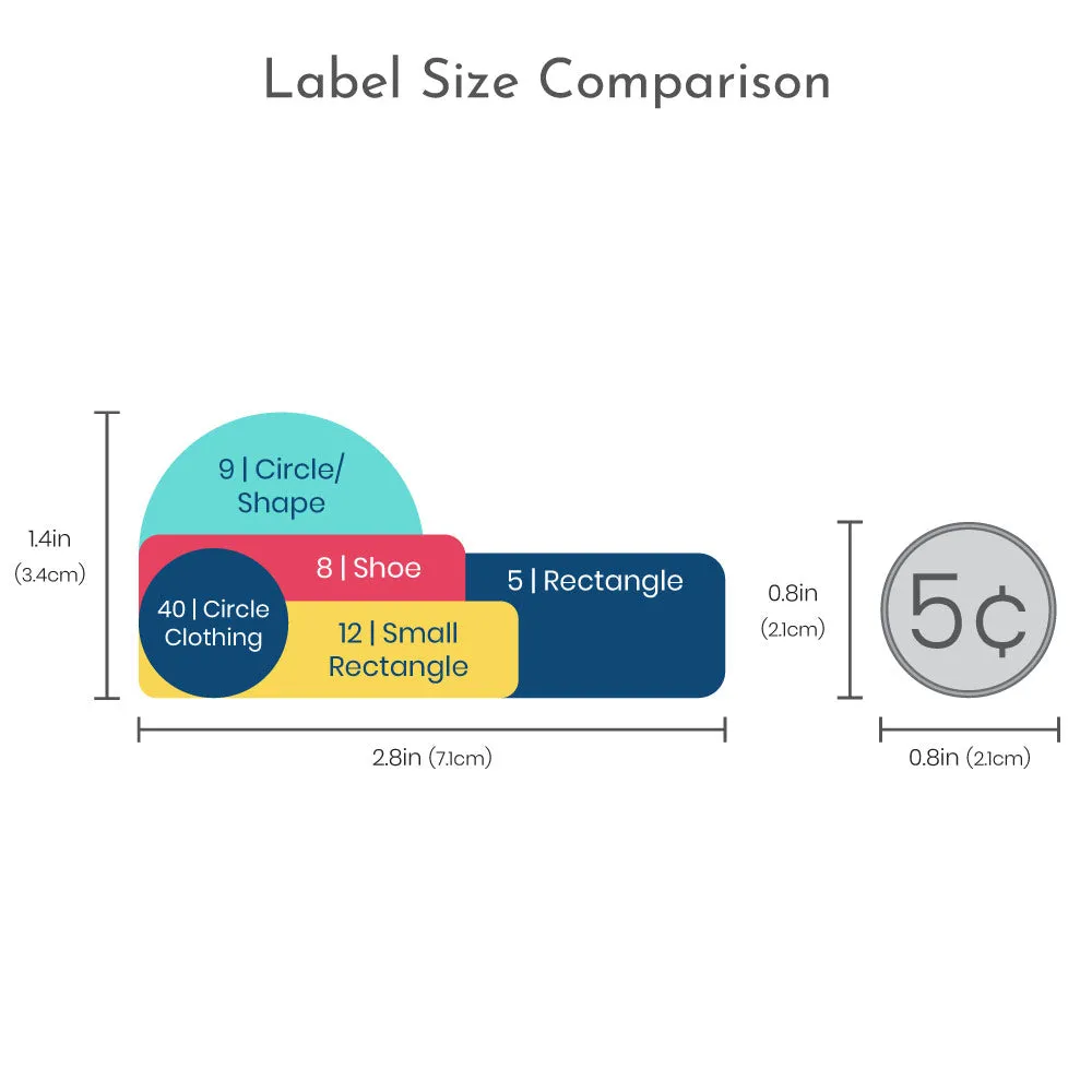 Rainbows Kindergarten Labels Pack