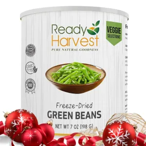 Ready Harvest Freeze-Dried Green Beans - 30 Year Shelf Life - #10 Can