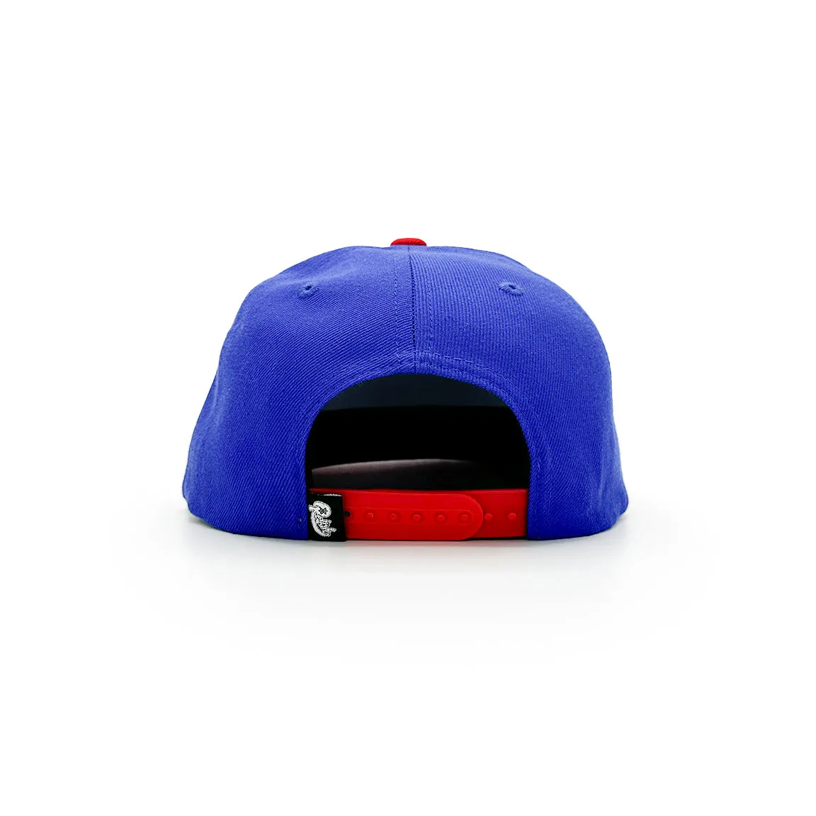 Relish Vintage Sports Script - Blue and Red