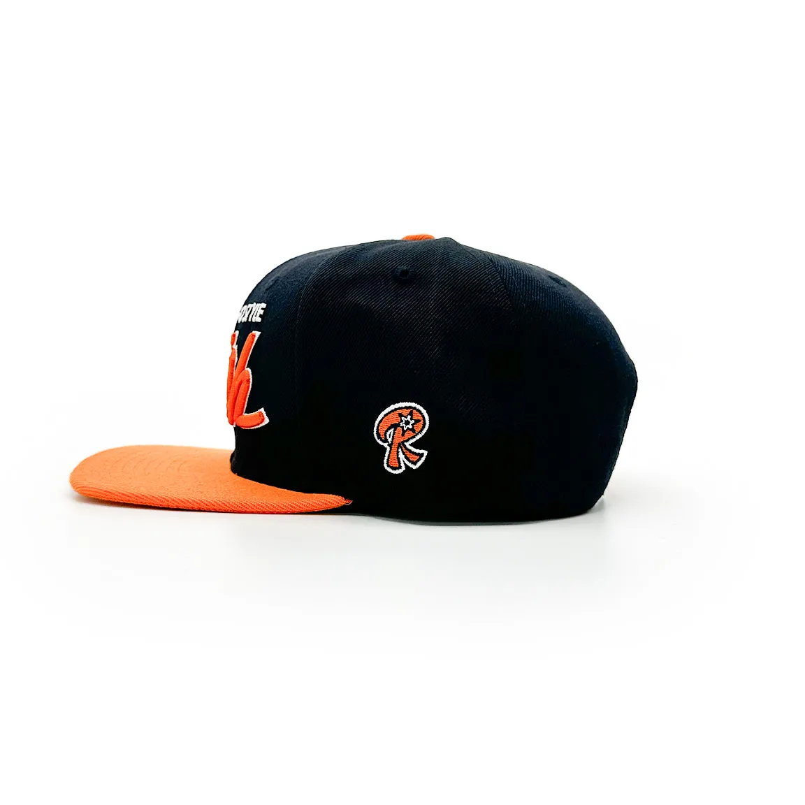 Relish Vintage Sports Script - Orange and Navy