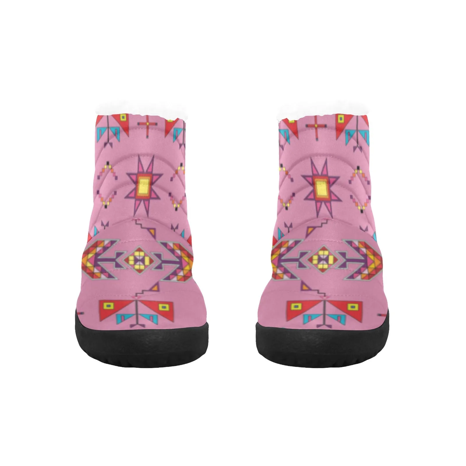 Scattered Generations Pink Women's Padded Winter Boot