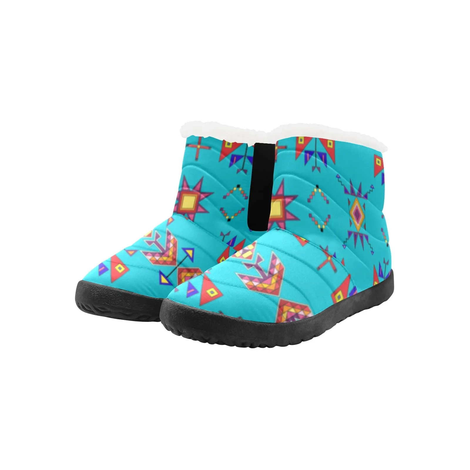 Scattered Generations Turquoise Women's Padded Winter Boot