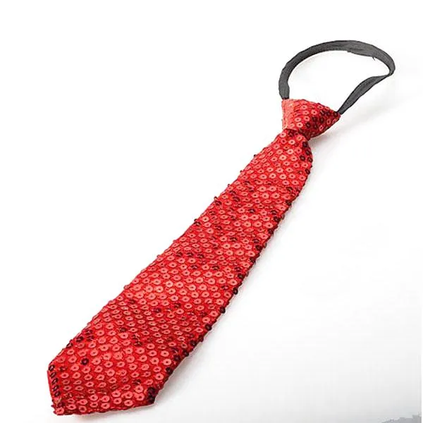 Sequin Necktie (Gold, Silver, Black, Hot Pink, Purple, Red)