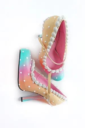 Sherbet and Cake Heel Mary Jane 4"