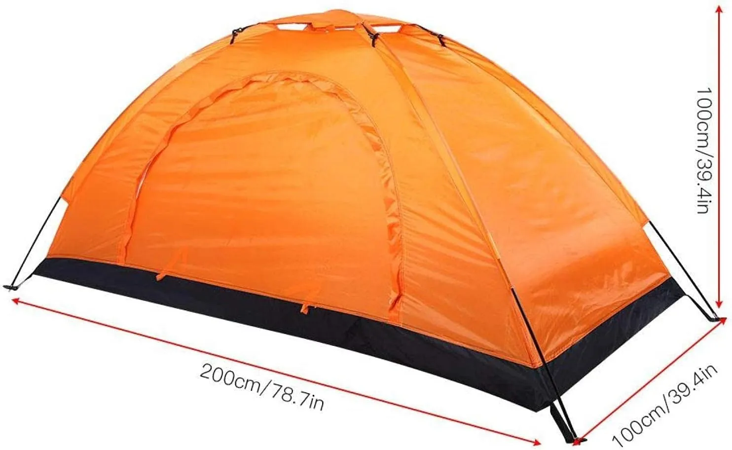 Single Person Waterproof Tent, Lightweight, Windproof, Suitable for Camping & Hiking