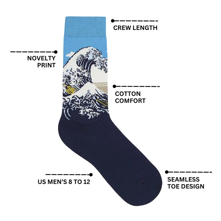 Space Explorer Printed Crew Length Socks