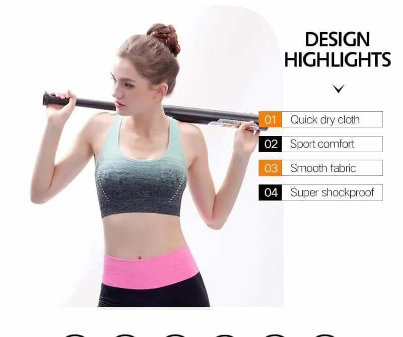 Sports Bra High Stretch Breathable