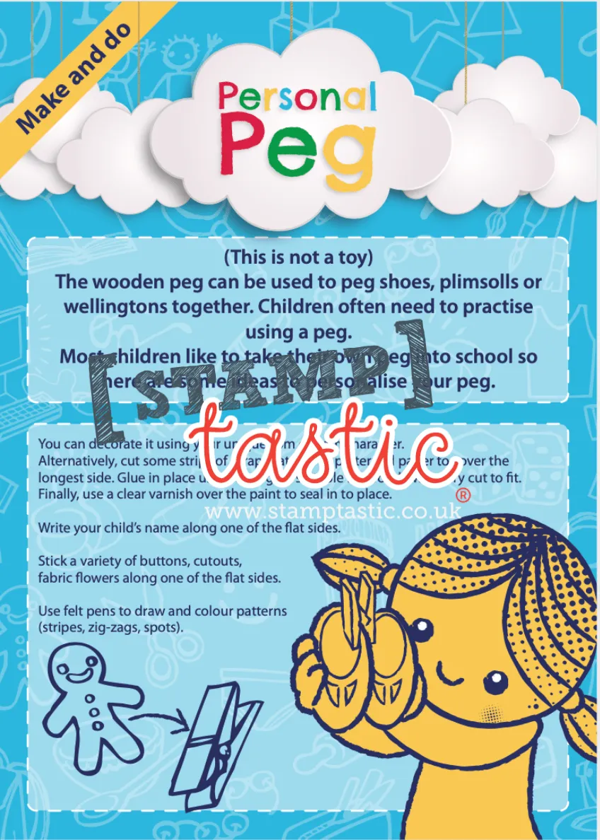 Starting School: Personal Peg Activity