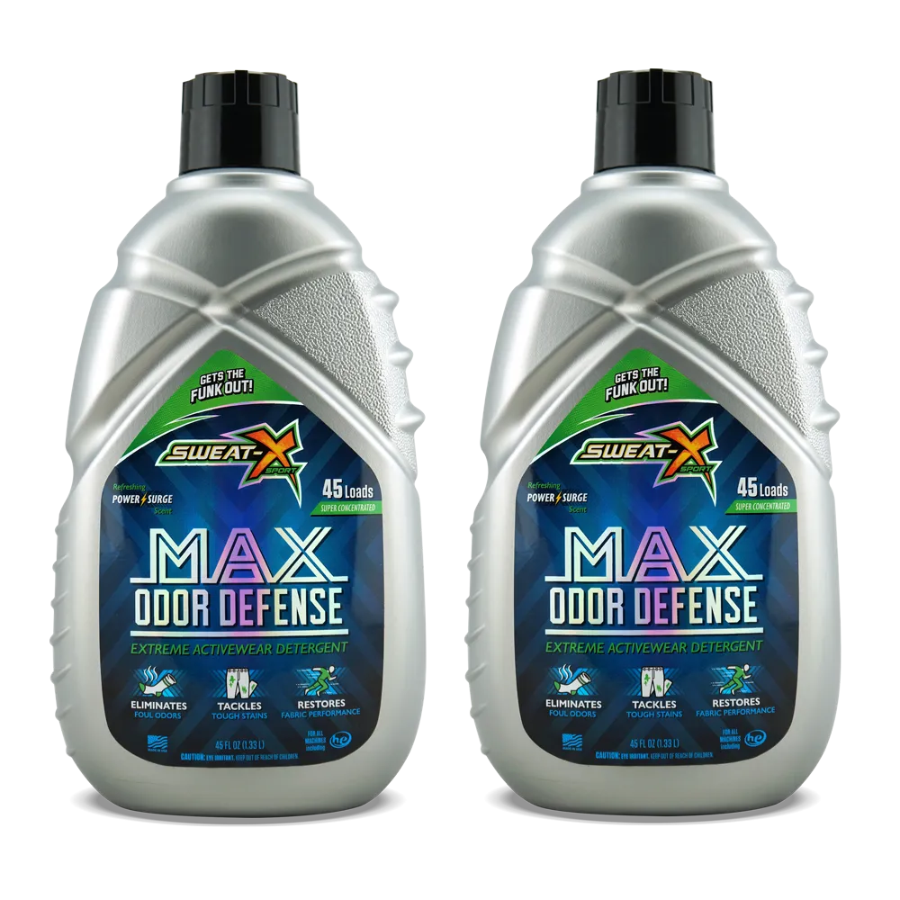 Sweat X Sport Max Odor Defense Laundry Detergent - 2 Pack