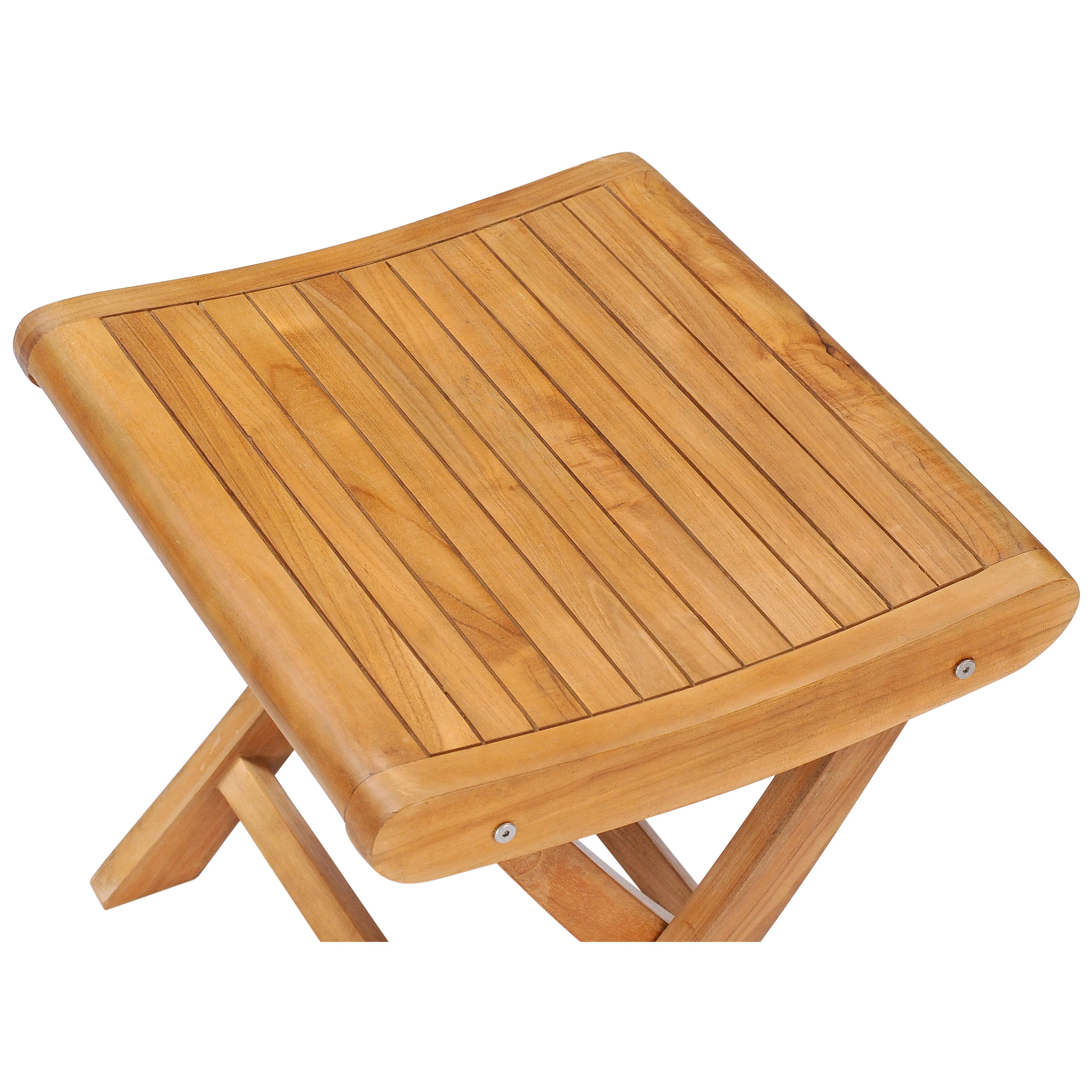 Teak Wood Italy Footstool