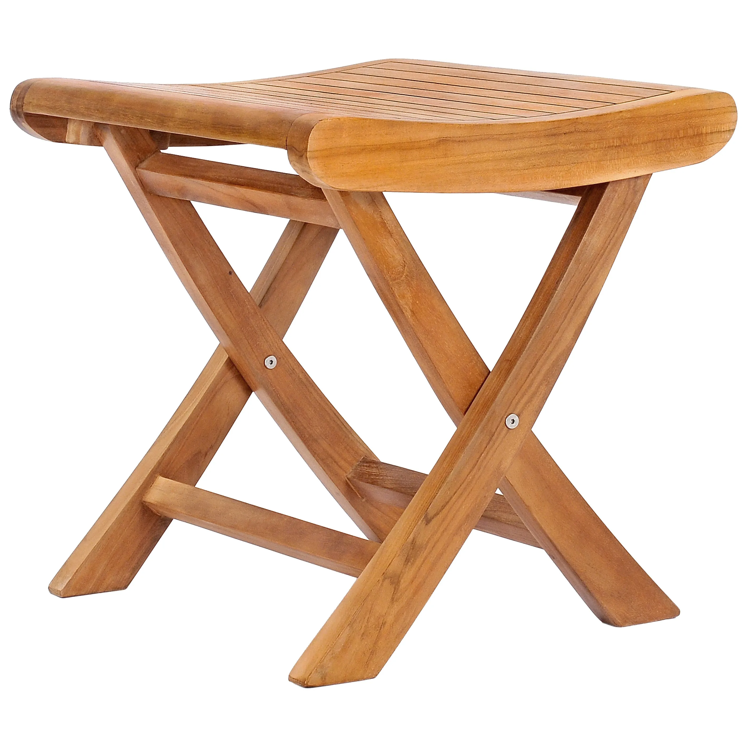 Teak Wood Italy Footstool