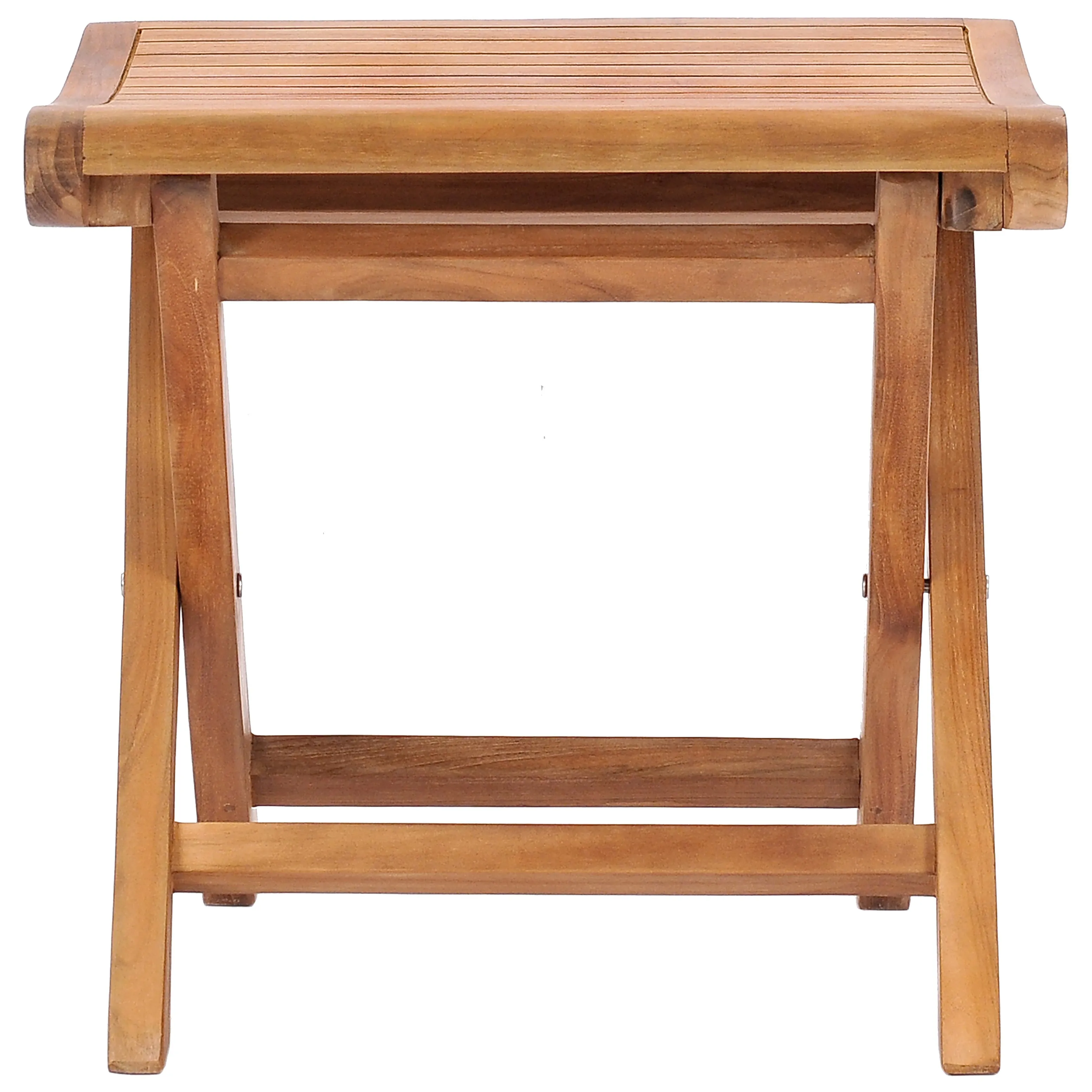 Teak Wood Italy Footstool