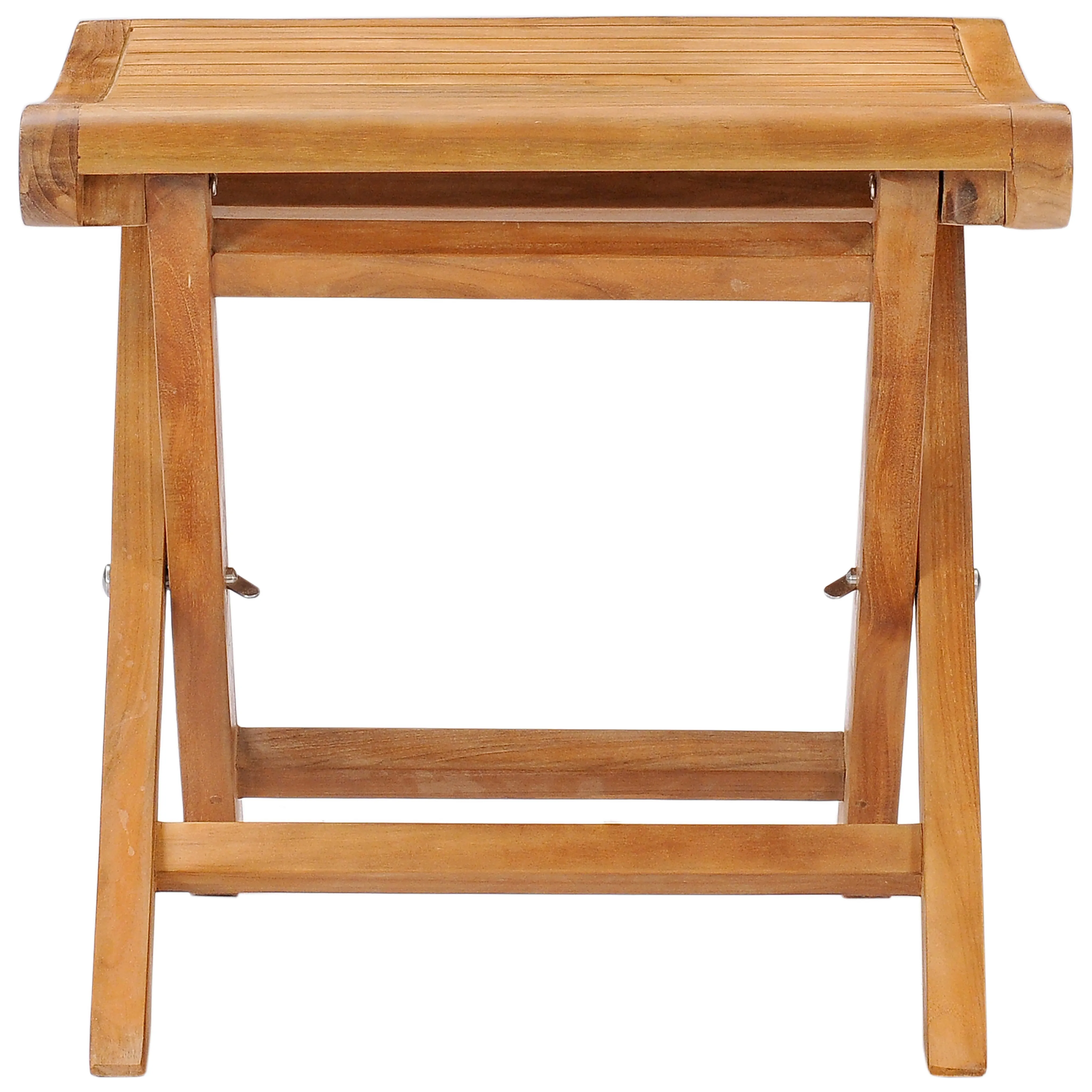 Teak Wood Italy Footstool