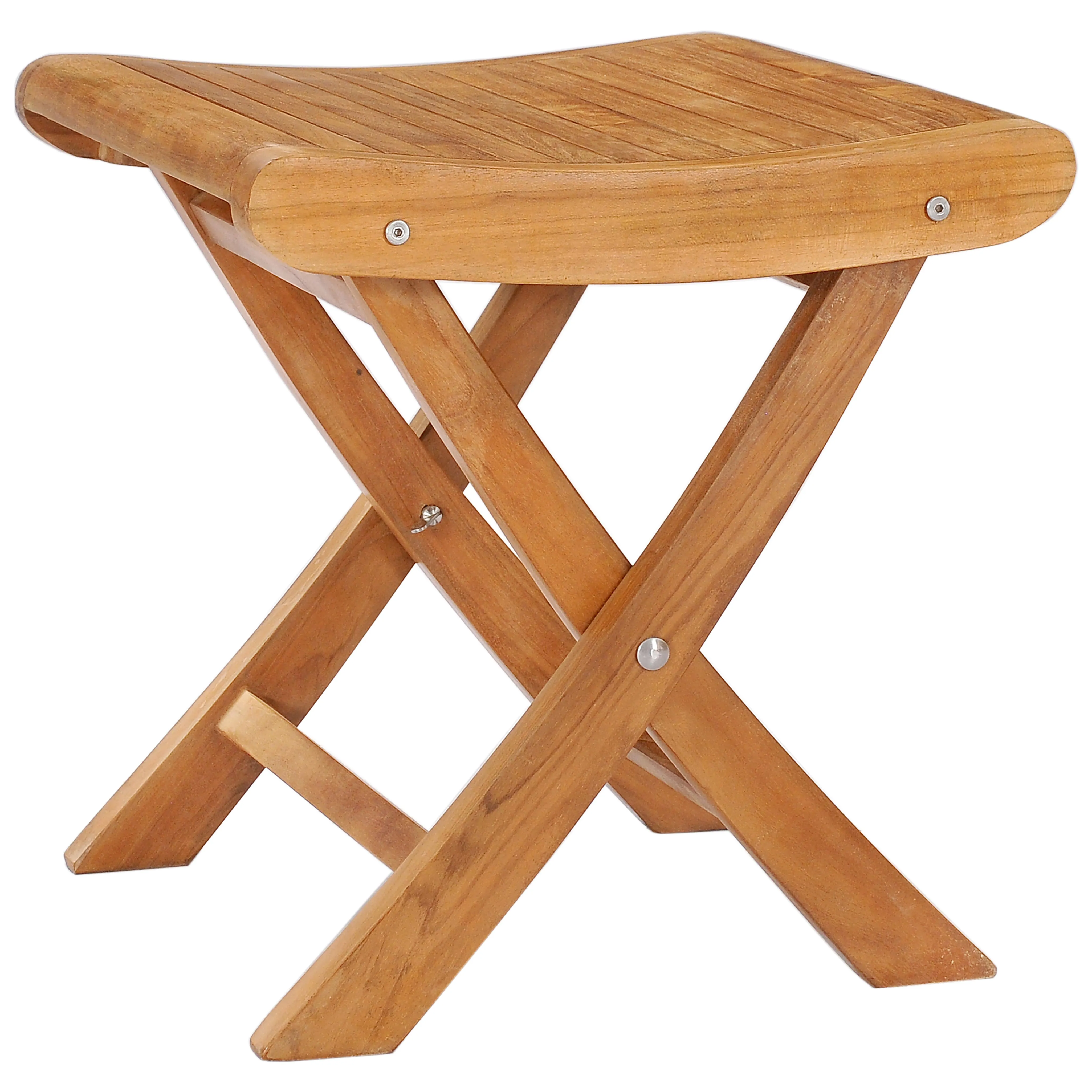 Teak Wood Italy Footstool