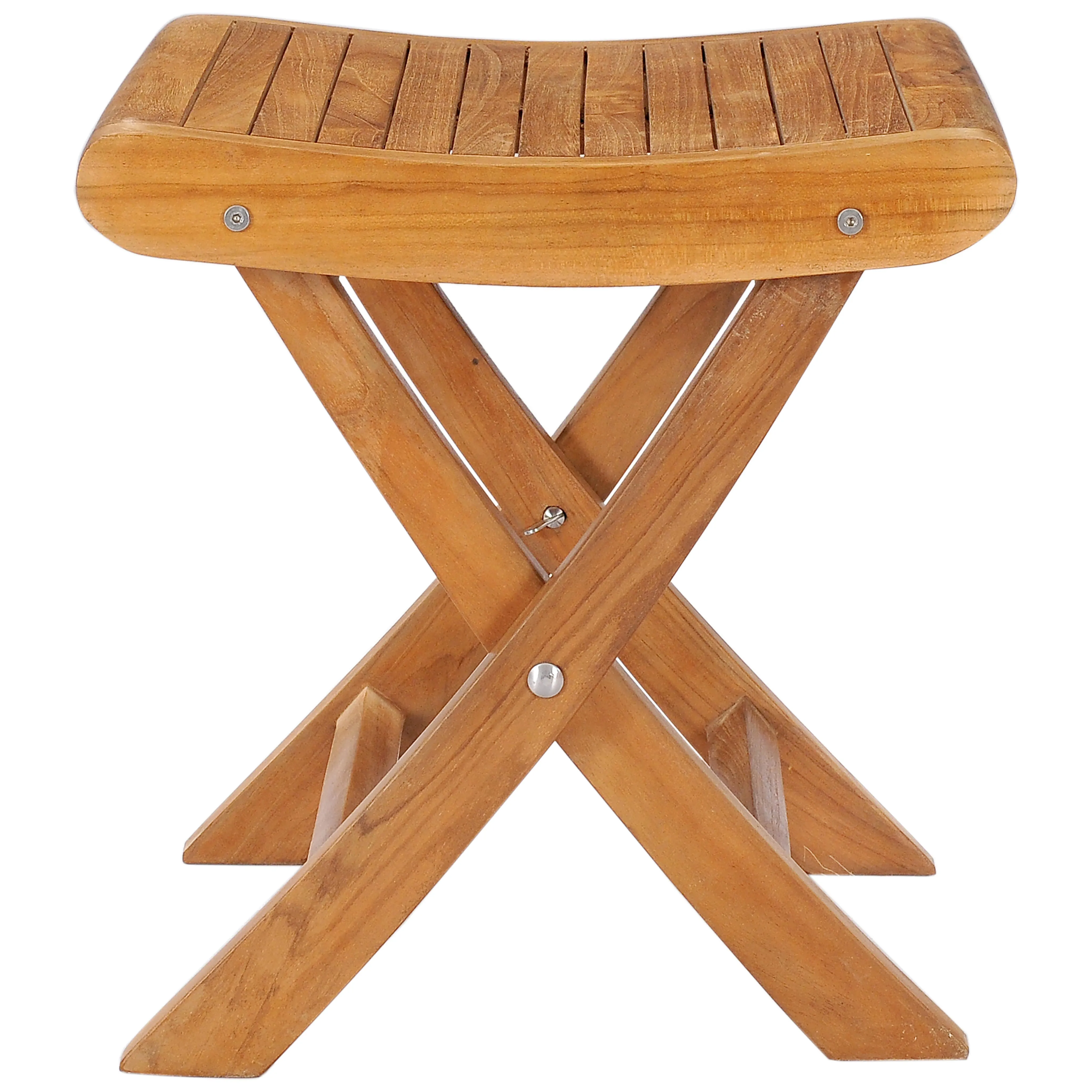 Teak Wood Italy Footstool