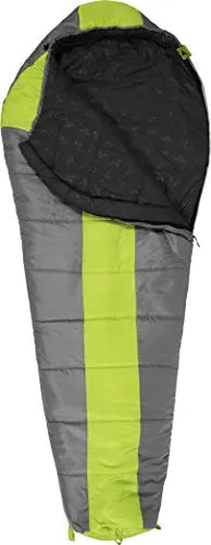 TETON Sports Tracker  5F Ultralight Sleeping Bag Perfect for Backpacking, Hiking, and Camping; Green/Grey