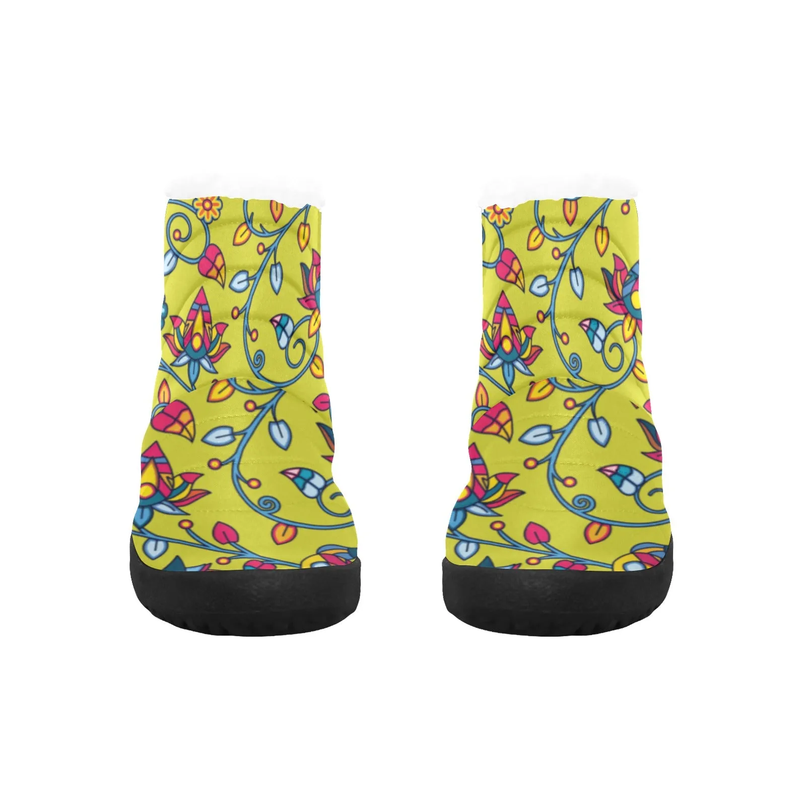 Thorny Path Yellow Women's Padded Winter Boot