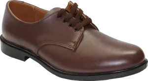 Toughees Hank Lace Up School Shoes - Brown