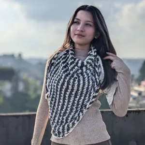 Trellis Knitted Wrap - Knitting Pattern