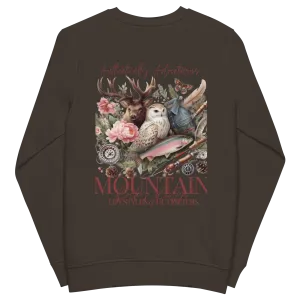 Unisex organic sweatshirt Exclusive Love Life Live Outdoors MRRL&O Print Designs