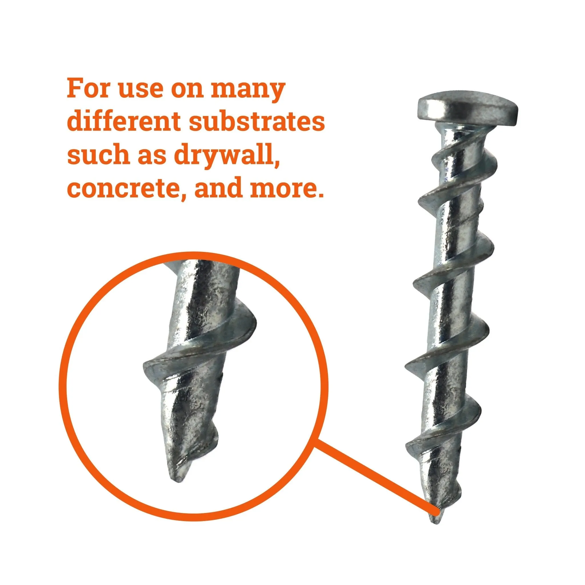 Wall Dog Screws - Best Wall Screws for Drywall, Plaster, and Masonry Wall