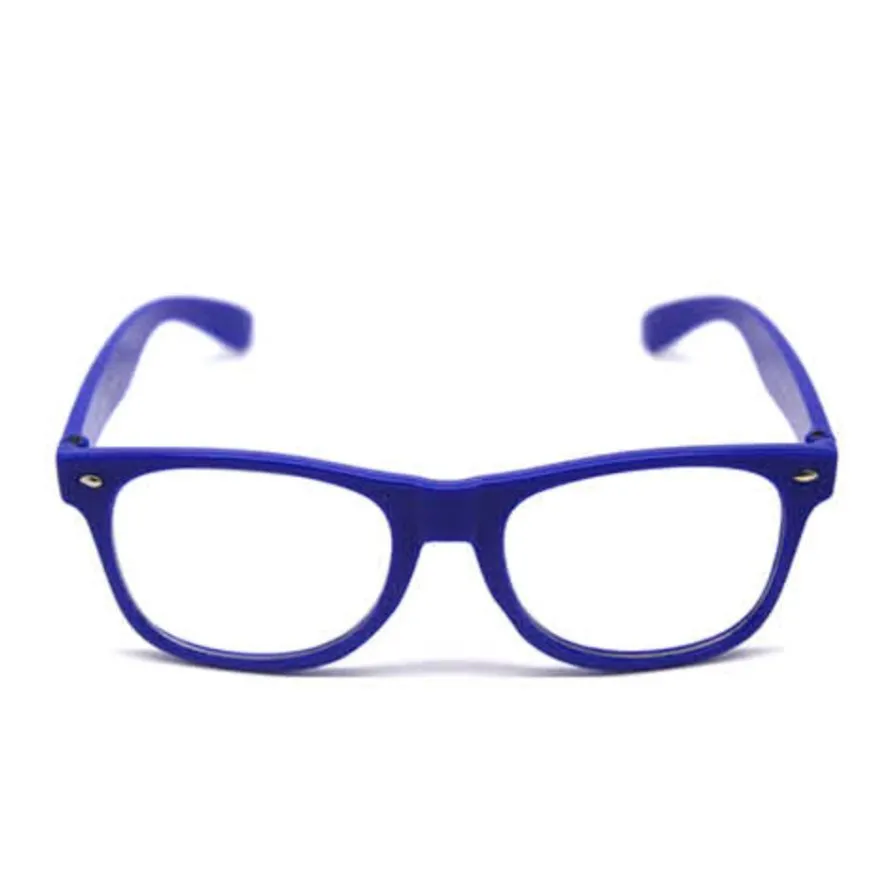 Wayfarer Party Glasses - Blue