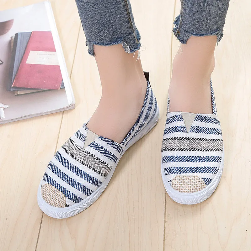 Women's Cloth Thomas Korean Style Slip-on Canvas Shoes