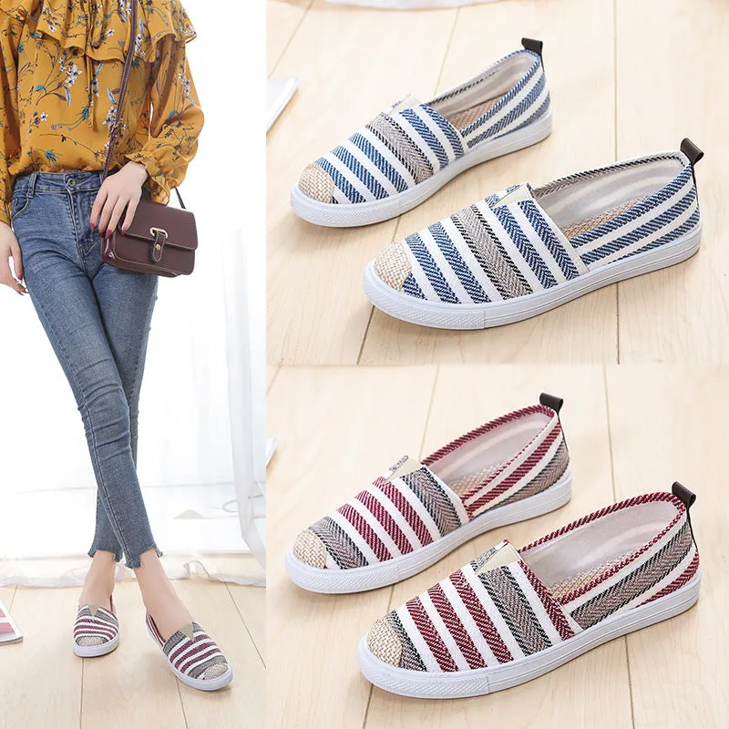 Women's Cloth Thomas Korean Style Slip-on Canvas Shoes