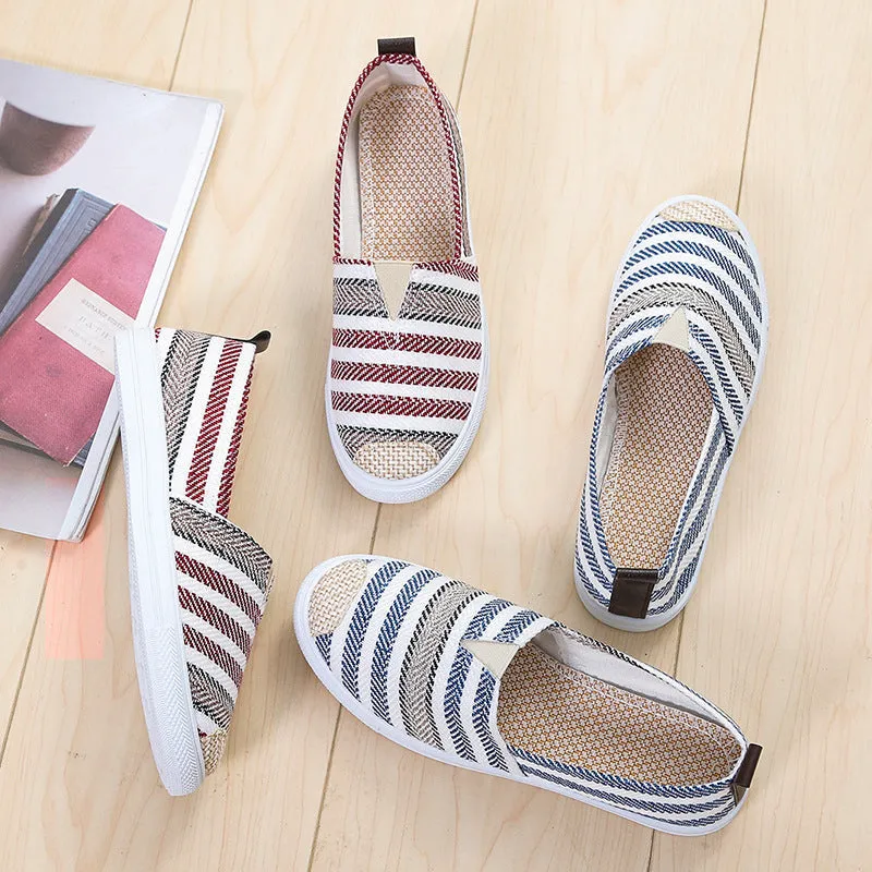 Women's Cloth Thomas Korean Style Slip-on Canvas Shoes