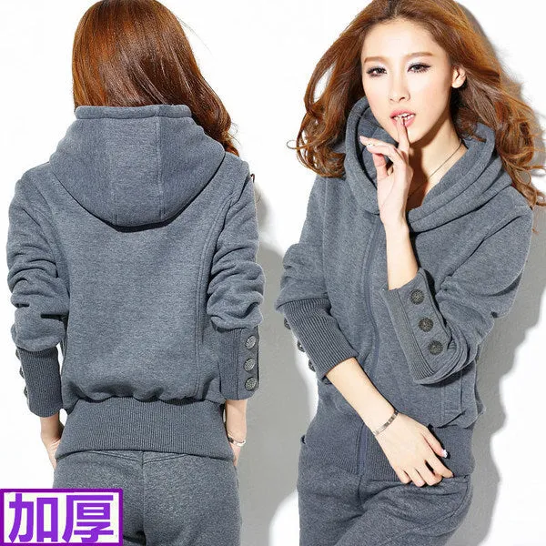 women's two-piece sports and leisure suit / hoodie / sweater /print /pant